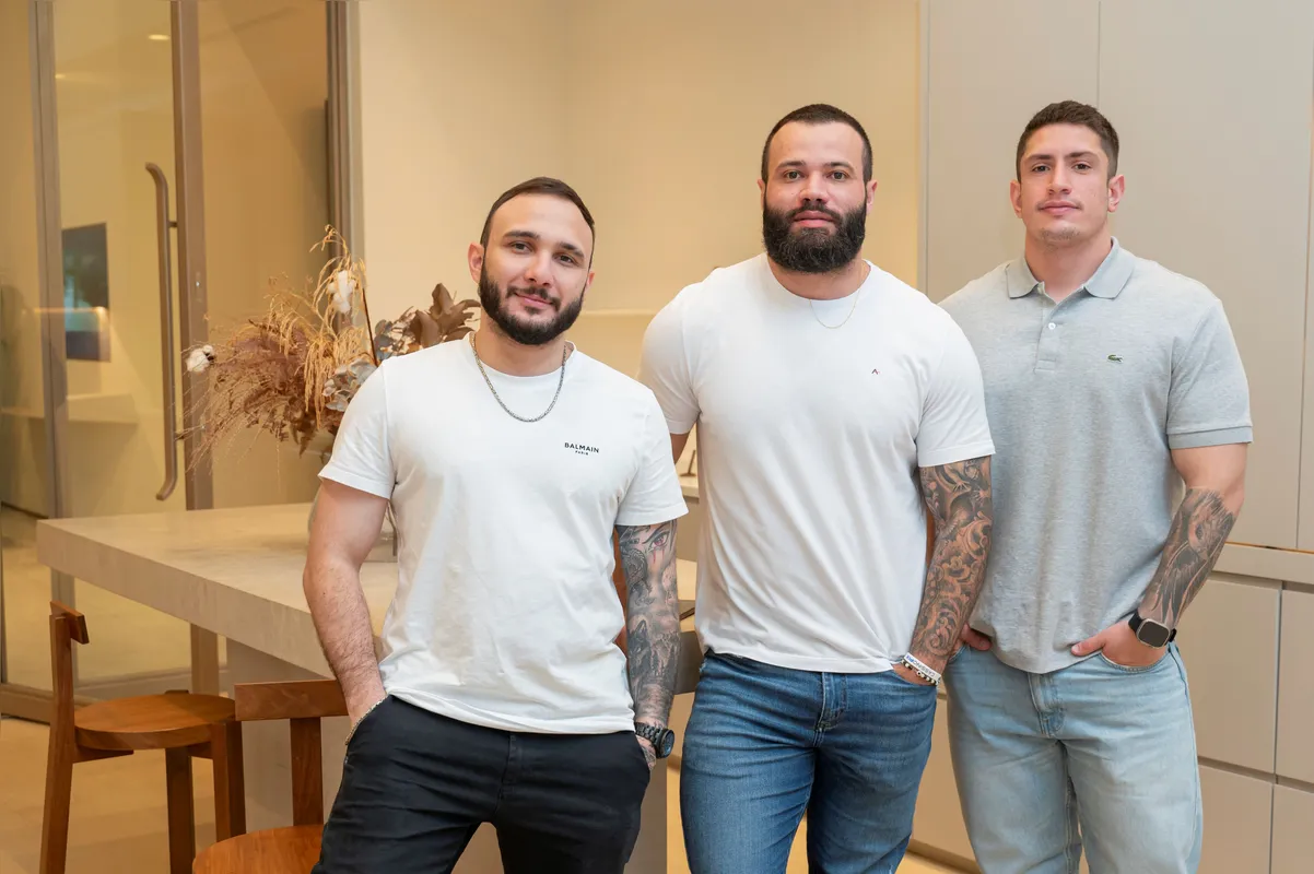 Rafael Miranda, André Viana e Filipe Molon