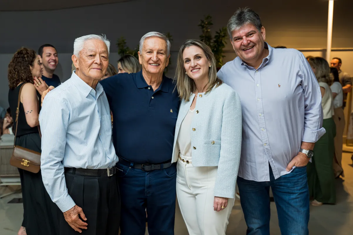 Lauro Sakurai, Evaldo Fabian, Andrea Fabian e Alcides Spoladore