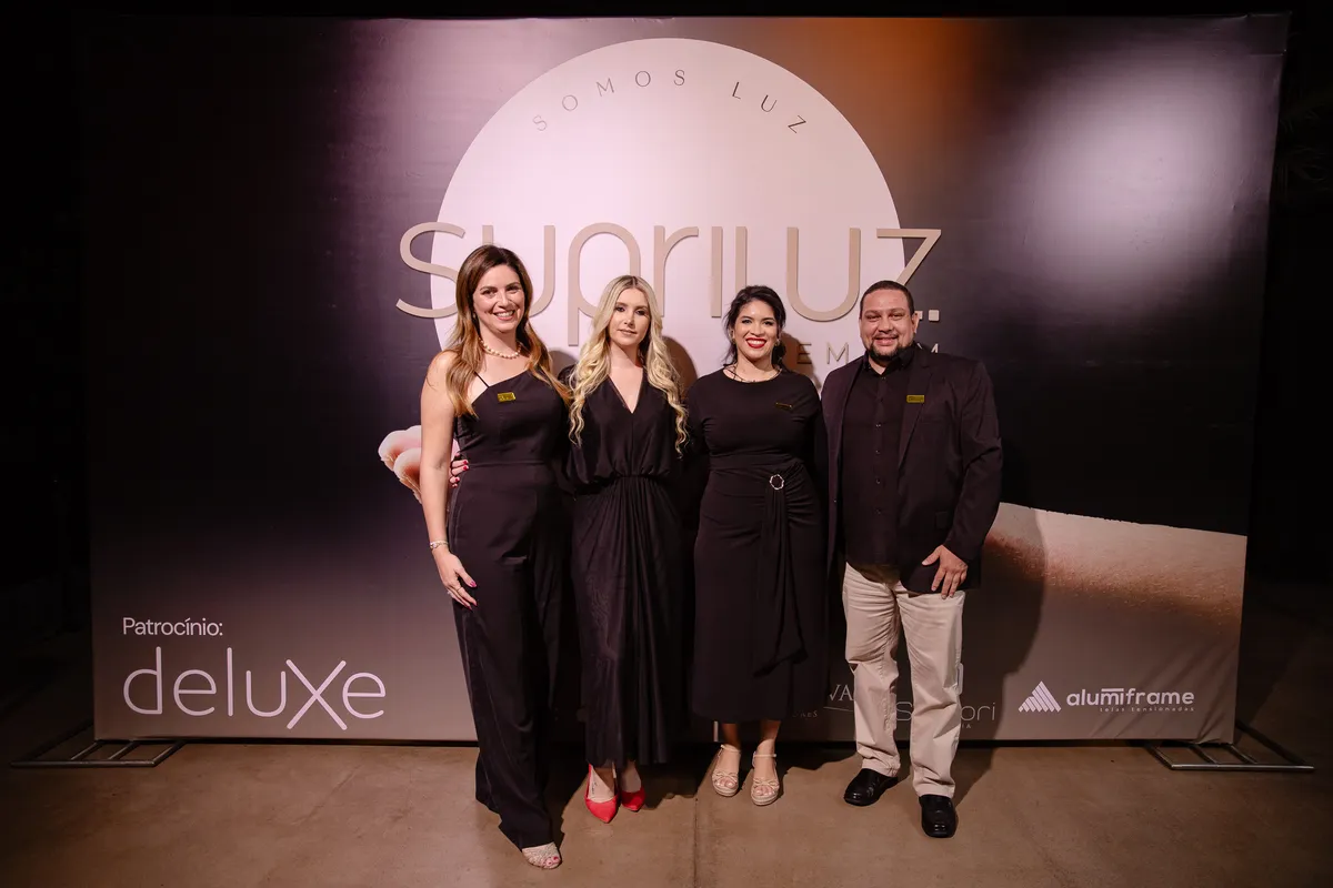 Patrícia Lima, Anne Monteiro, Marcelo Cunha (Equipe Deluxe) e Raquel Dal Fabbro
