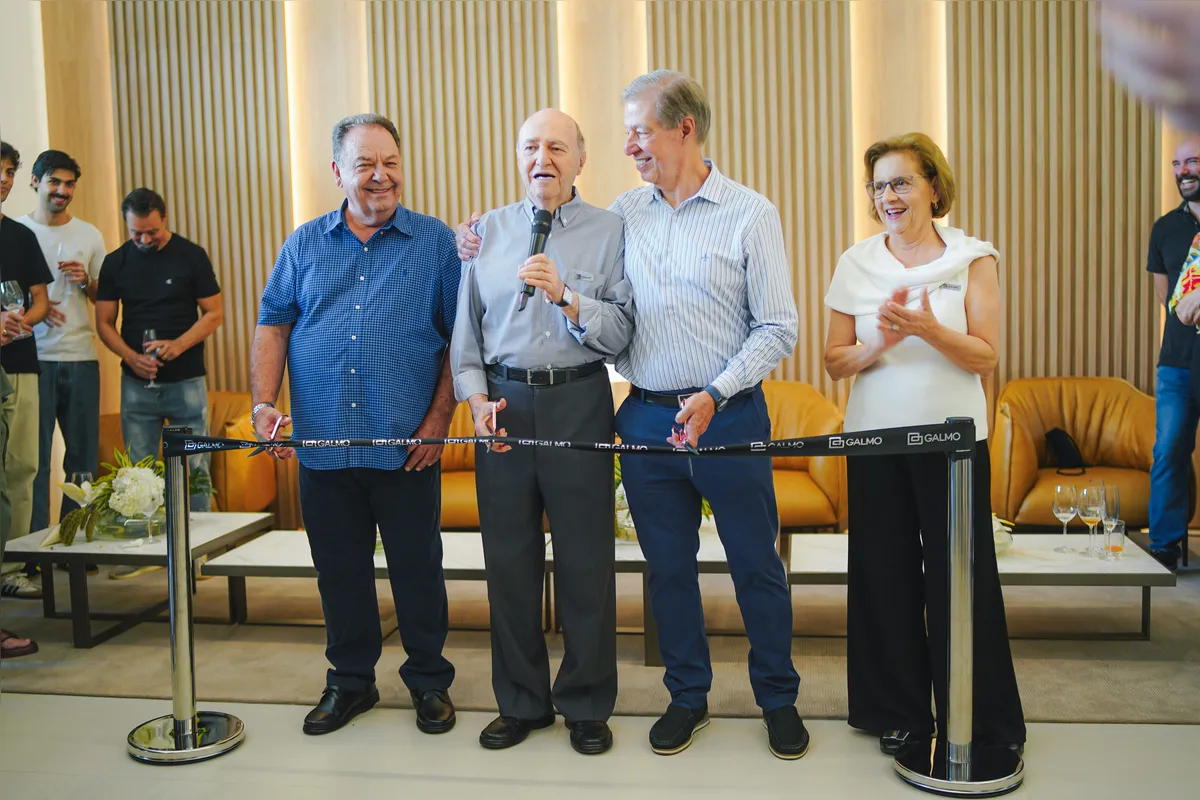 Sérgio Favoreto, Antônio Galindo Moreno, Vitor Pereira e Leda Galindo