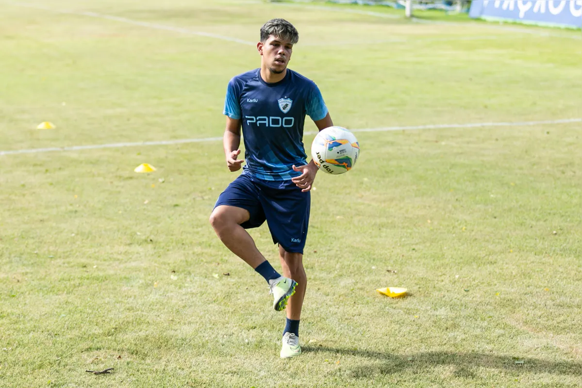 Recuperado de lesão, Pablo voltou a treinar na quarta-feira e pode reaparecer diante do São José, no domingo