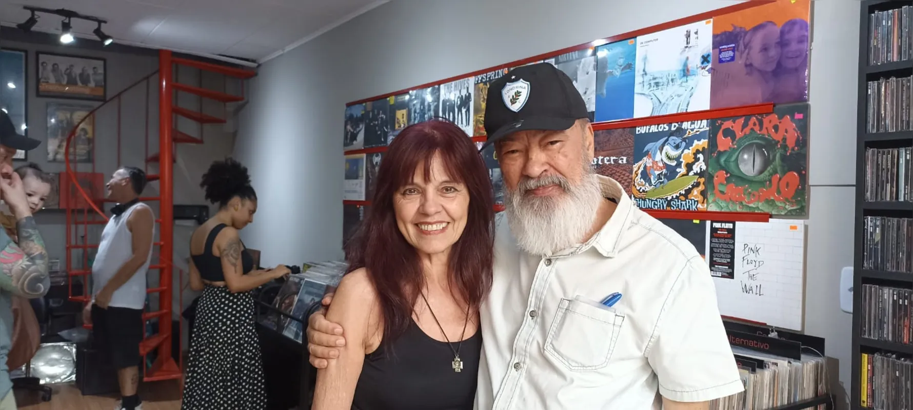 Robinson Borba com a cantora Nilsa Catai