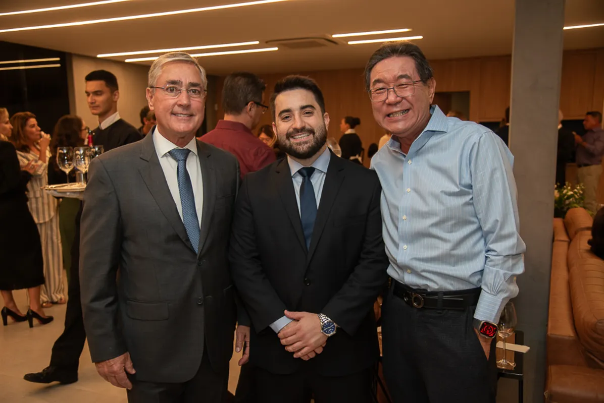 Octávio Cesário Pereira Neto, Victor Hugo Rocha e Luiz Carlos Adati