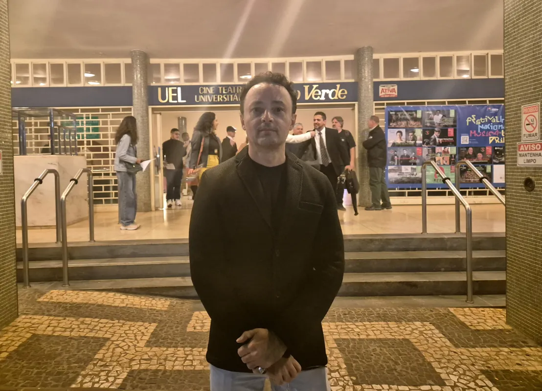 Aécio Caetano dos Reis, artista plástico, acompanha a Osuel desde os anos 90:  "Sempre venho assistir à orquestra, sendo ou não o Festival de Música"