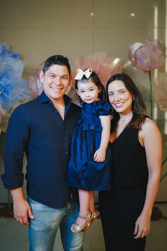 João Paulo, Helena e Julia Bogo
