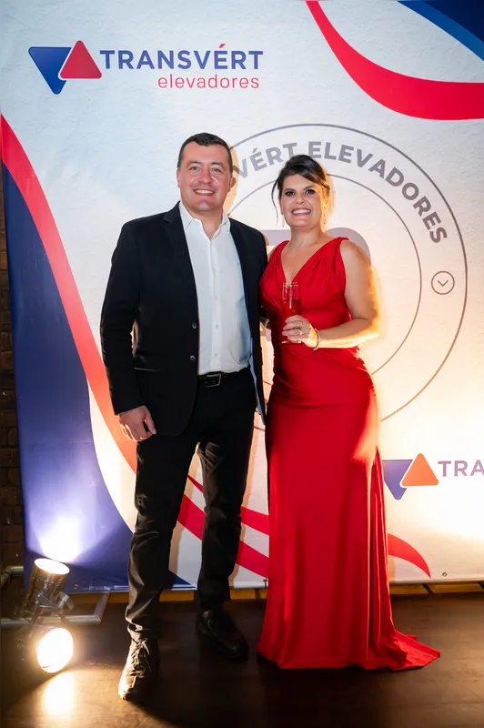 Sérgio Cardoso, da Schmersal, e Andreza Fabiana