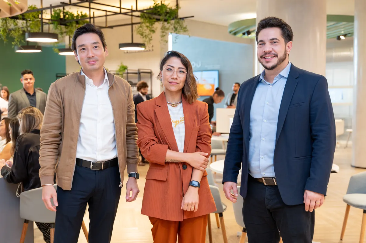Rodolfo Sugeta, Vanessa Yamamoto e Vinicius Medeiros