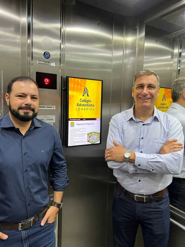 Diretores da Papo de Elevador, Flávio Maschietto e Carlos Maistro