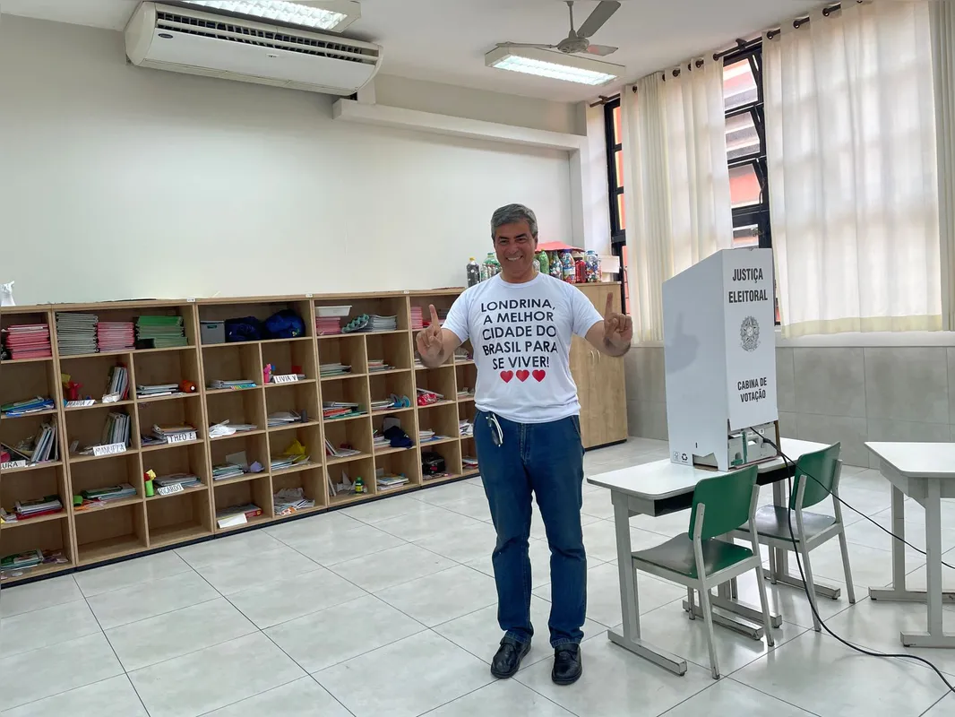 Imagem ilustrativa da imagem Veja como foi a manhã das eleições em Londrina e região