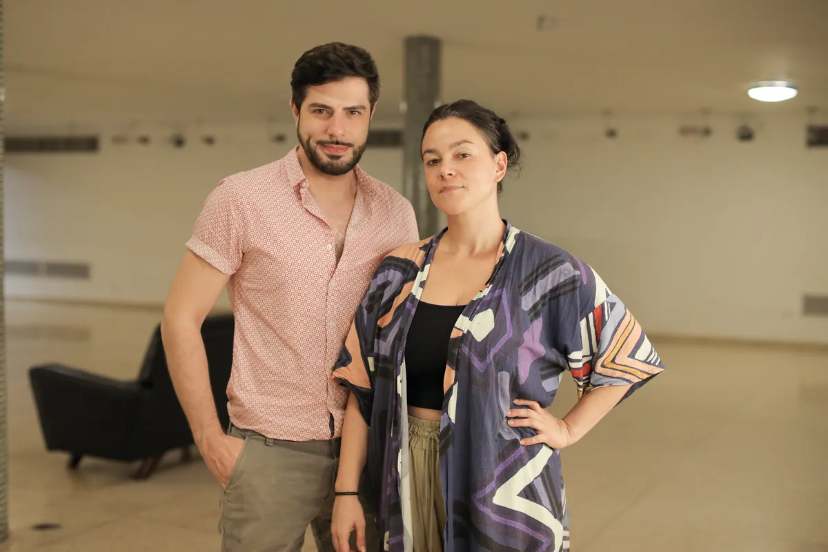 O dramaturgista Renato Forin Jr. e a corégrafa Morena Nascimento: parceria em "Graça"