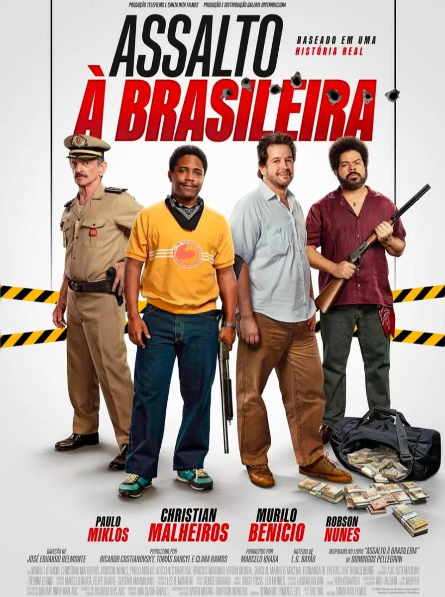 Imagem ilustrativa da imagem 'Assalto à Brasileira': cartaz do filme é divulgado