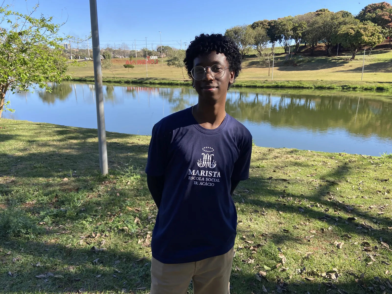 Murilo de Oliveira, 15 anos, aluno do nono ano do ensino fundamental