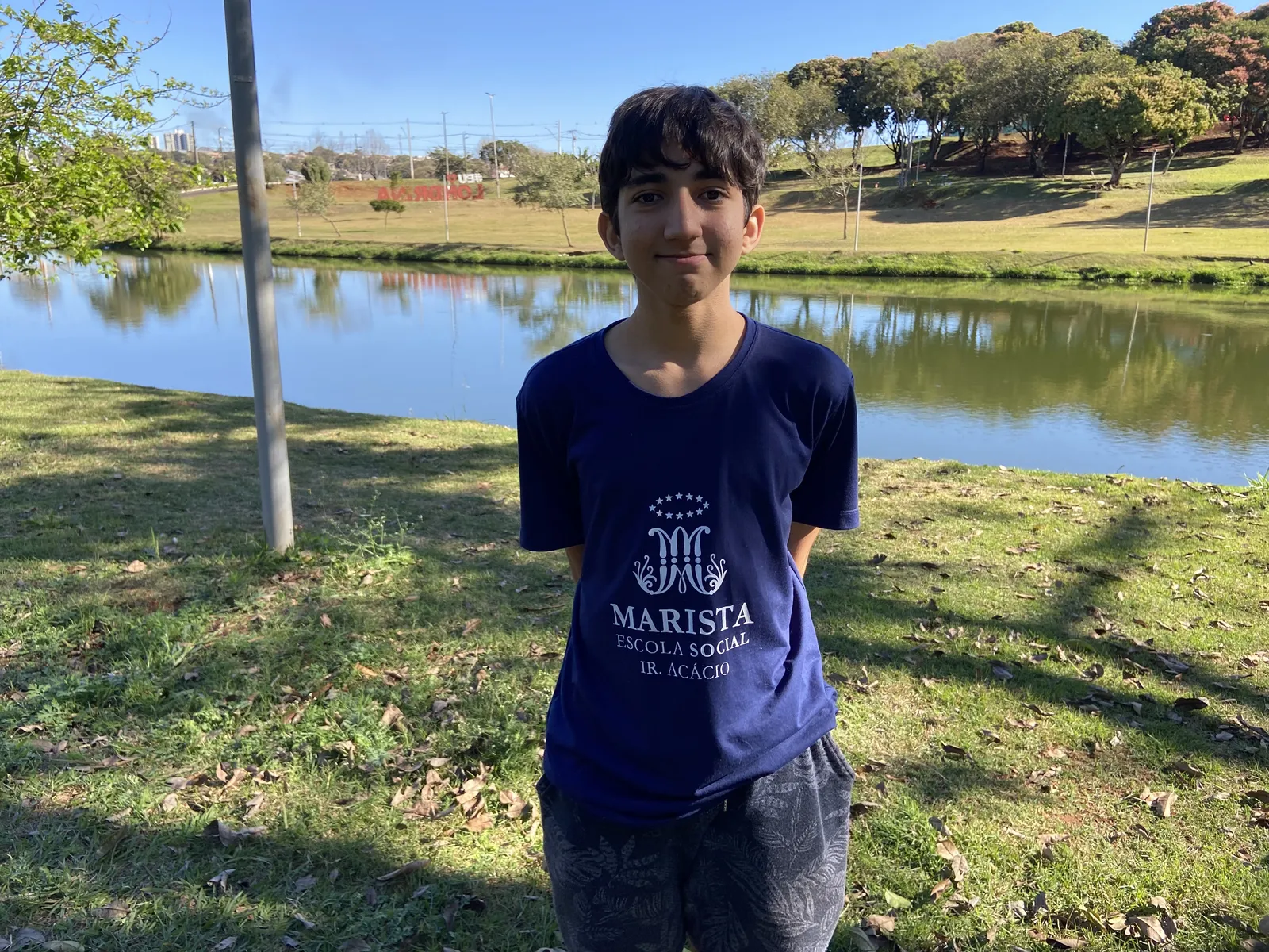 Alexandre Gurgel, 15, aluno do primeiro ano do ensino médio