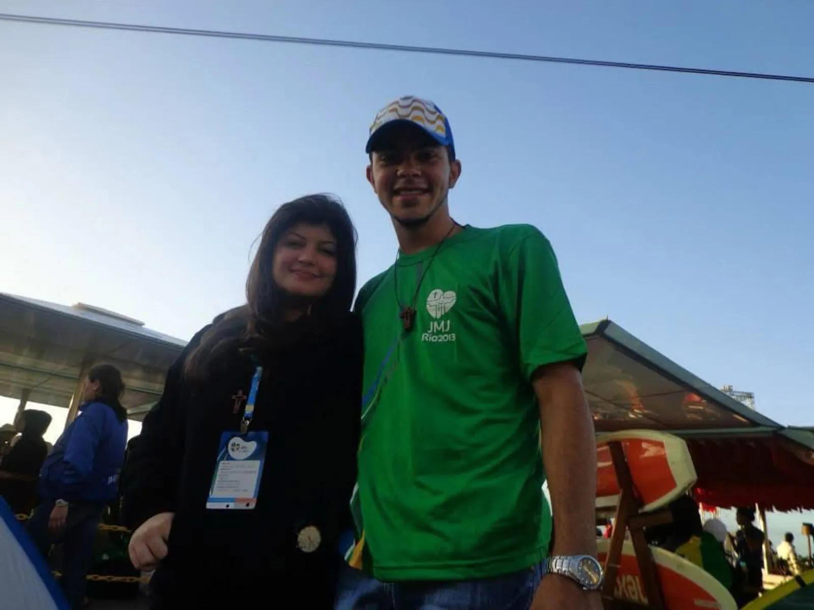 Roberta Ponce e Pedro Marconi: "Vimos ele de perto, ouvimos suas palavras na missa"