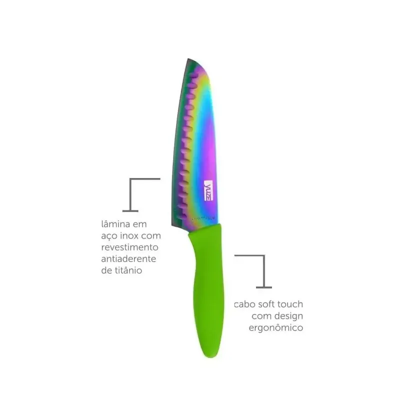 Imagem ilustrativa da imagem A Folha de Londrina vai sortear uma faca Santoku 7” da linha Titanium, confira como ganhar