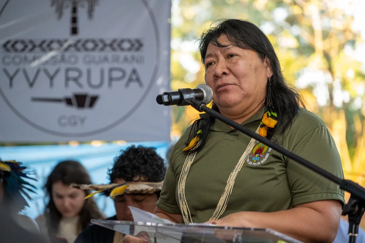 Presidente da Fundação Nacional dos Povos Indígenas,  Joenia Wapichana