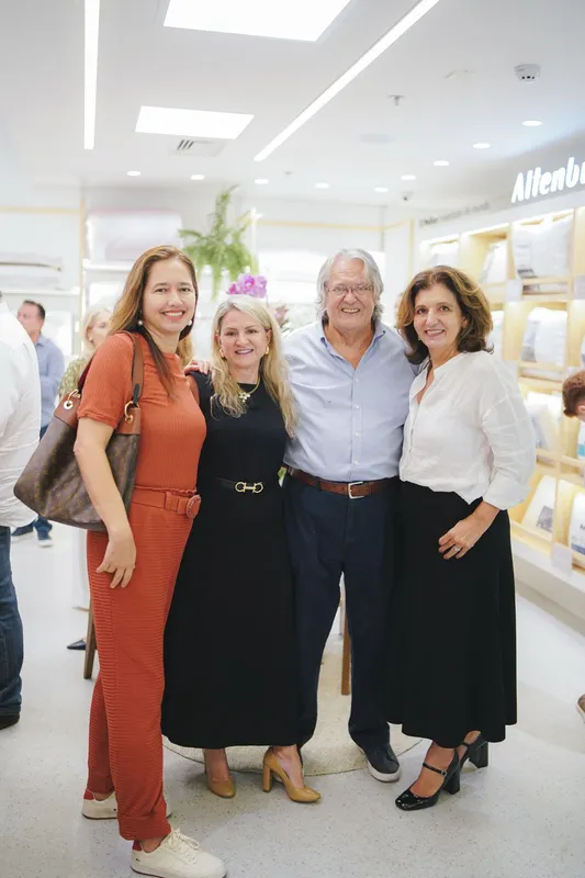 Odete Goes, Cleusa Chimentão, Ronaldo Neves e Mara Piubelli