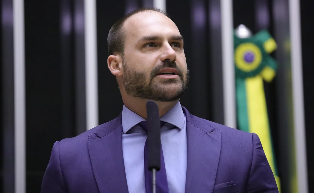 A expectativa de aliados do ex-presidente é de que Eduardo Bolsonaro trabalhe mais intensamente nos Estados Unidos para a aplicação de sanções contra Moraes