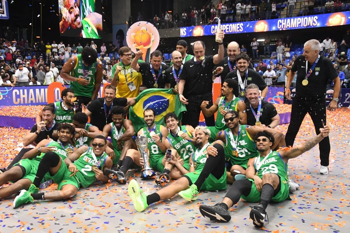 Imagem ilustrativa da imagem Brasil conquista Copa América de Basquete após 16 anos