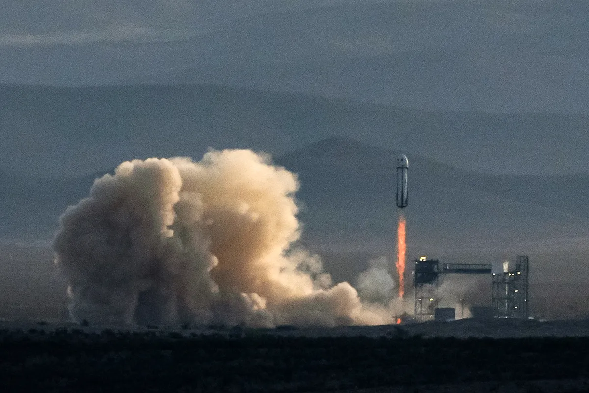 A Blue Origin partiu no dia 14 de abril para uma viagem de 11 minutos e levou uma tripulação formada por seis mulheres