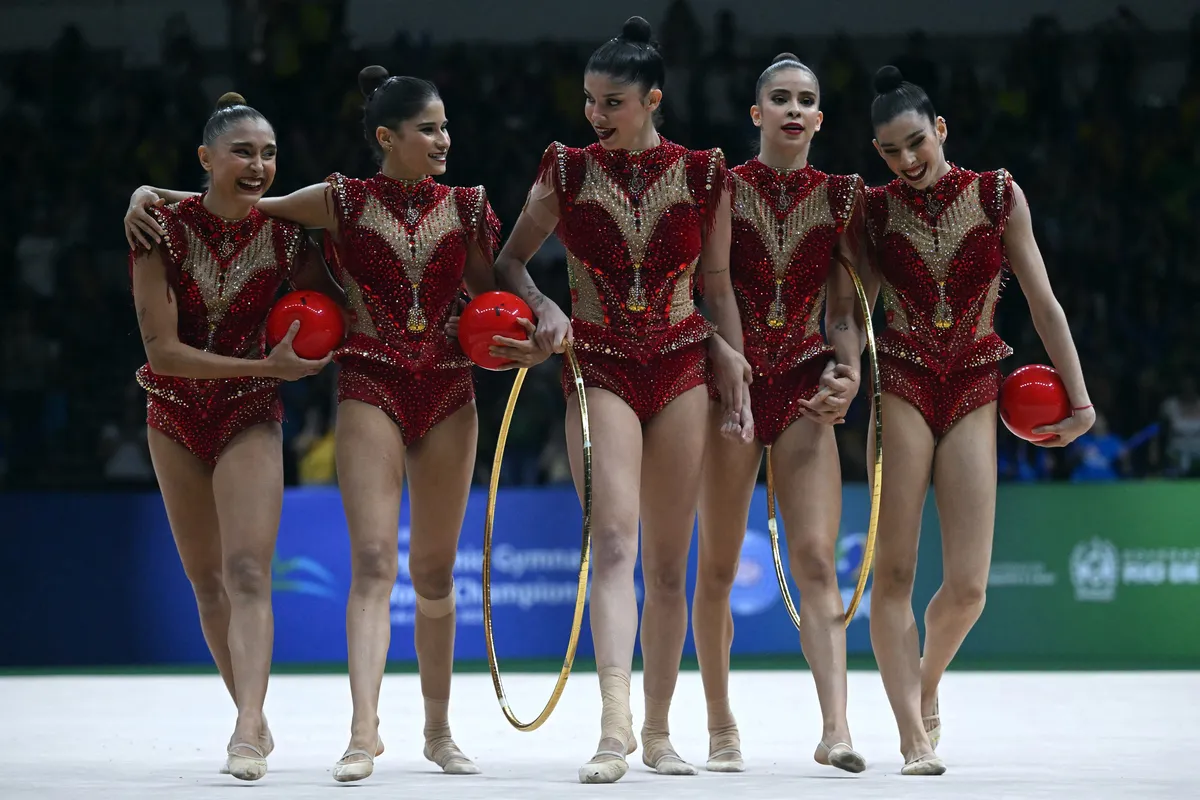 Equipe brasileira, vice-campeã no Mundial do Rio