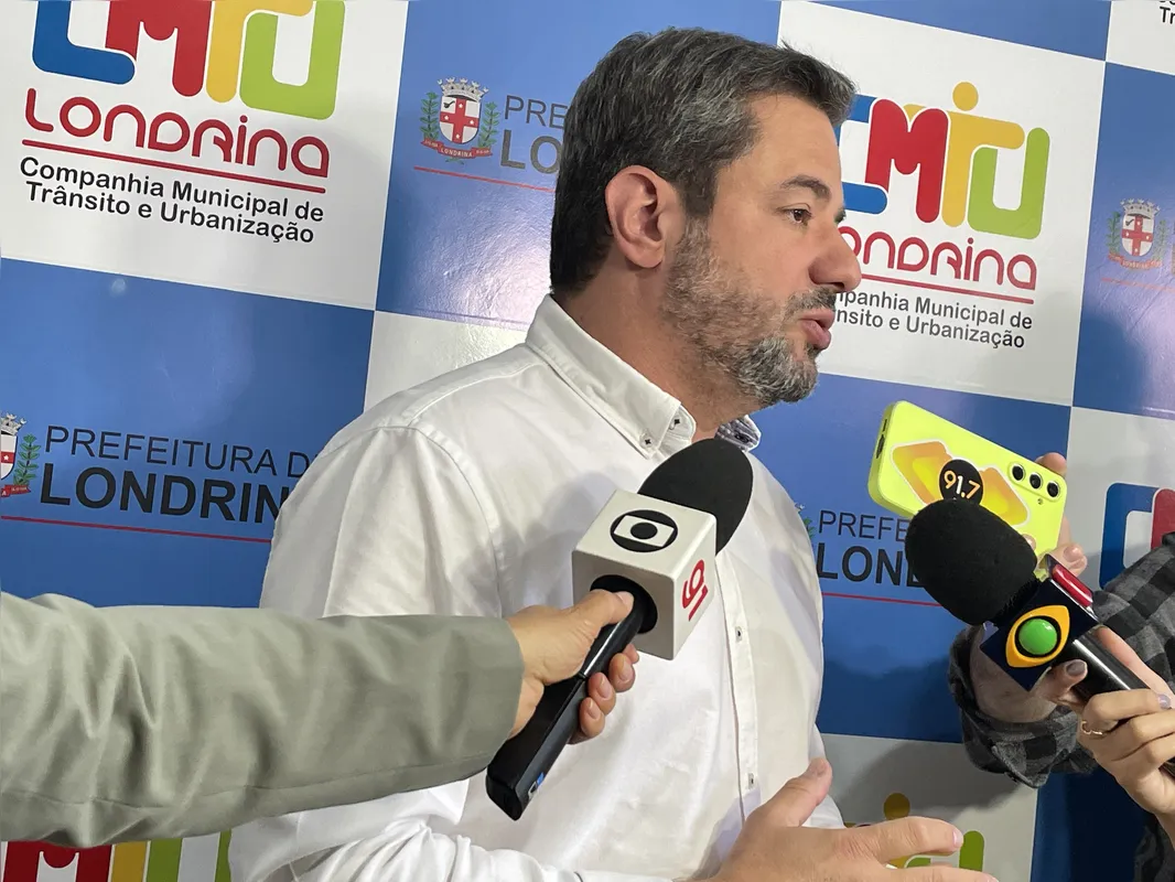 Fabrício Bianchi, presidente da CMTU:  “A gente não quer buscar um padrão, mas algo que remeta à identidade do município de Londrina”,