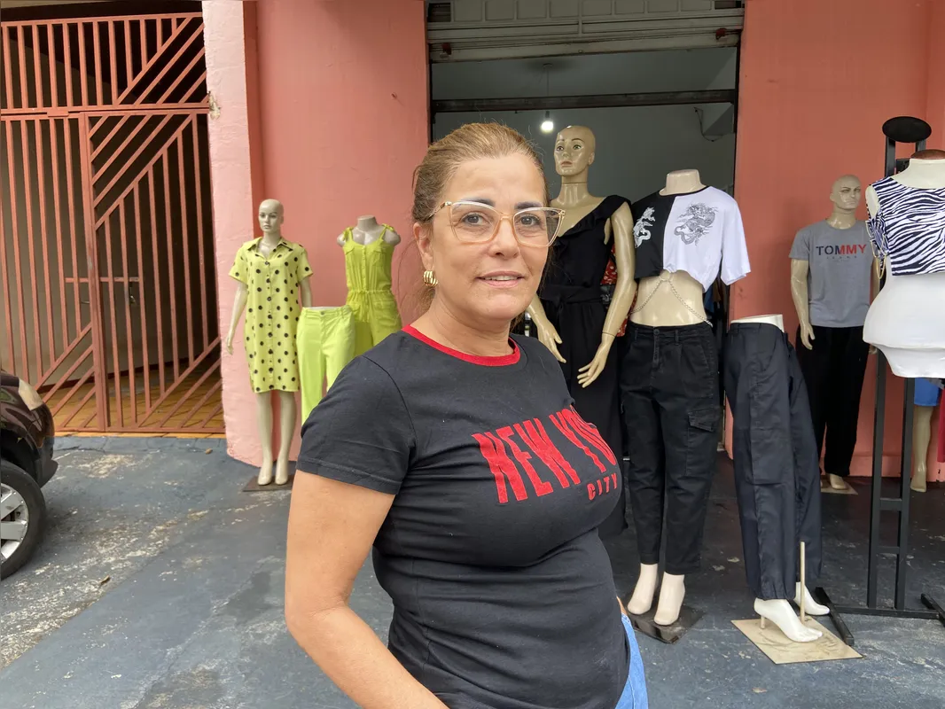 Luciana Nogueira, proprietária de loja de roupas: são muitos casos de dengue