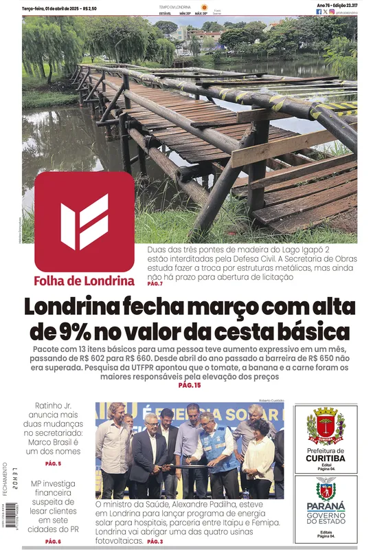 Imagem ilustrativa da imagem Capa 01/04/2025
