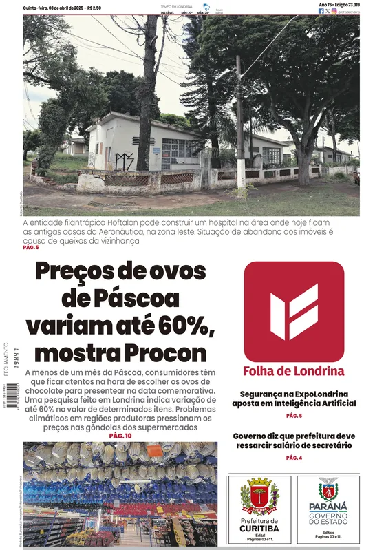 Imagem ilustrativa da imagem Capa 03/04/2025