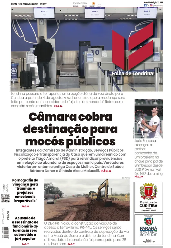 Imagem ilustrativa da imagem Capa 03/07/2025