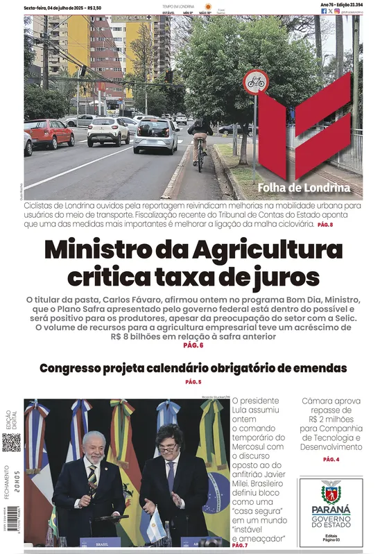 Imagem ilustrativa da imagem Capa 04/07/2025