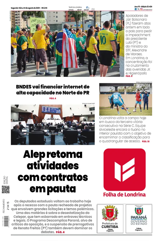 Imagem ilustrativa da imagem Capa 04/08/2025