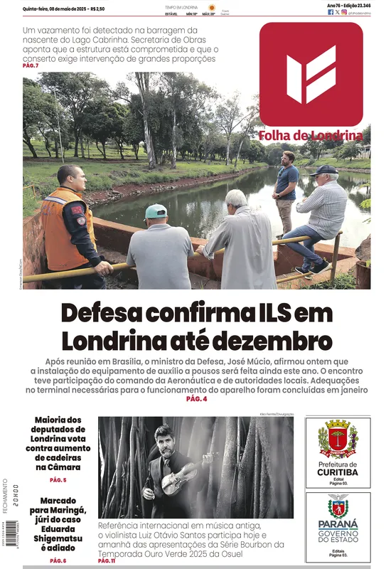 Imagem ilustrativa da imagem Capa 08/05/2025