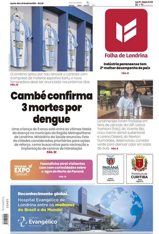 Imagem ilustrativa da imagem Capa 09/04/2025