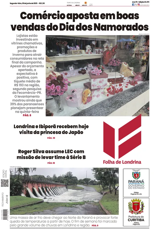 Imagem ilustrativa da imagem Capa 09/06/2025
