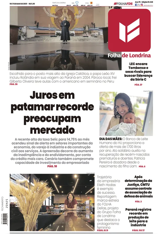 Imagem ilustrativa da imagem Capa 10/05/2025