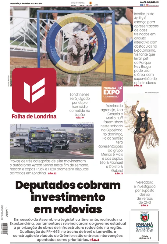 Imagem ilustrativa da imagem Capa 11/04/2025