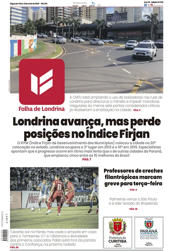 Imagem ilustrativa da imagem Capa 12/05/2025