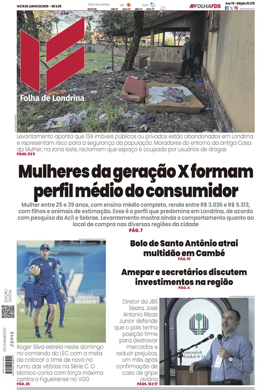 Imagem ilustrativa da imagem Capa 14/06/2025