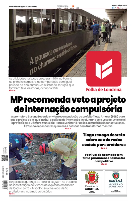 Imagem ilustrativa da imagem Capa 15/08/2025