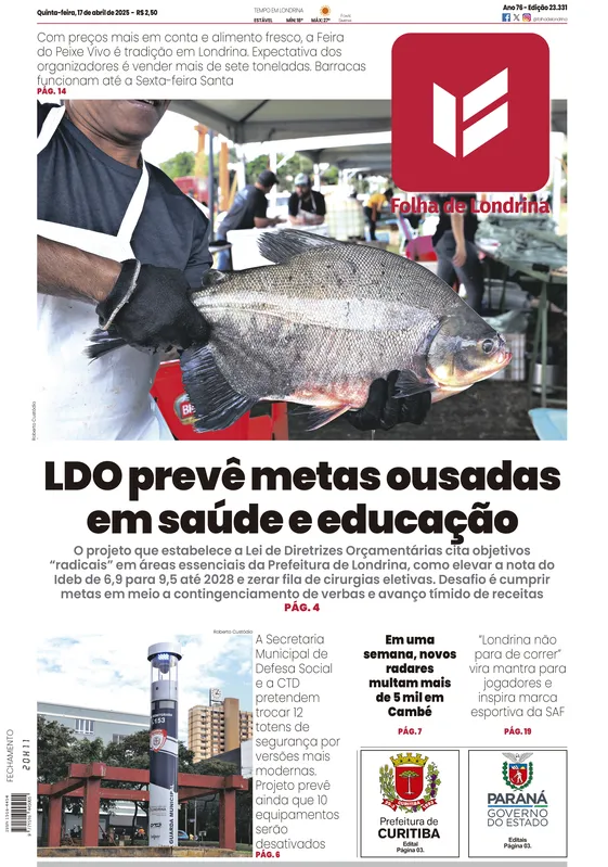 Imagem ilustrativa da imagem Capa 17/04/2025