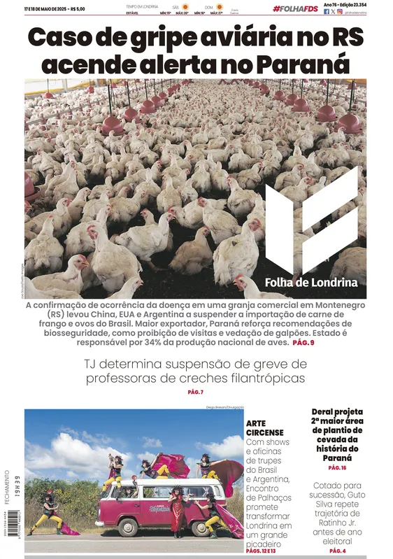 Imagem ilustrativa da imagem Capa 17/05/2025