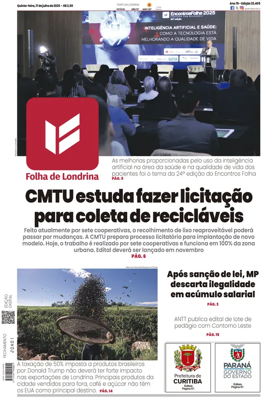 Imagem ilustrativa da imagem Capa 17/07/2025