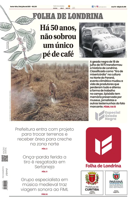 Imagem ilustrativa da imagem Capa 18/07/2025