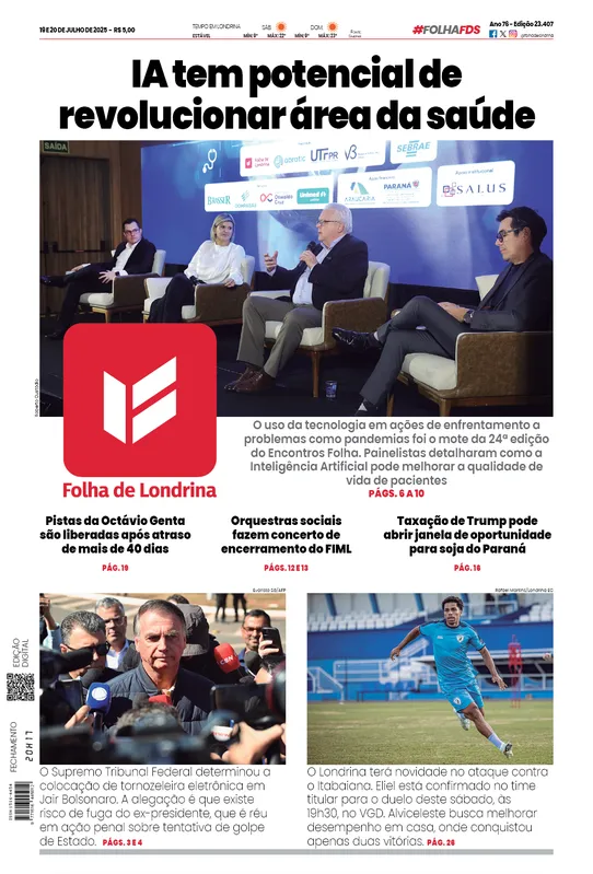 Imagem ilustrativa da imagem Capa 19/07/2025