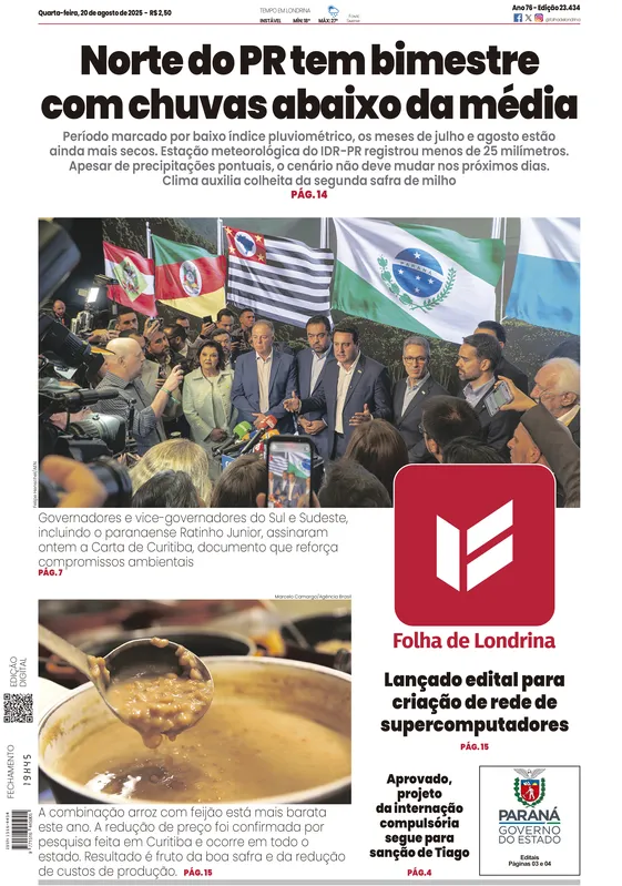 Imagem ilustrativa da imagem Capa 20/08/2025