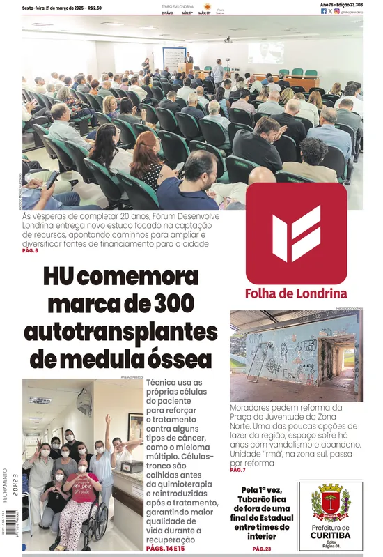 Imagem ilustrativa da imagem Capa 21/03/2025