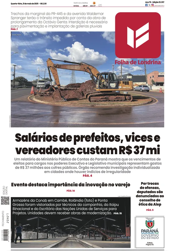 Imagem ilustrativa da imagem Capa 21/05/2025