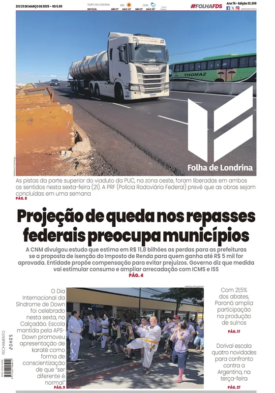 Imagem ilustrativa da imagem Capa 22/03/2025