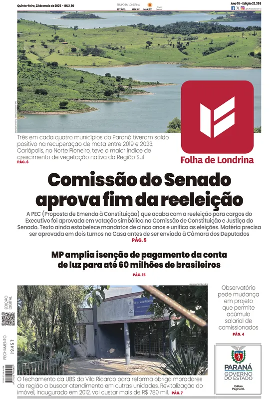 Imagem ilustrativa da imagem Capa 22/05/2025